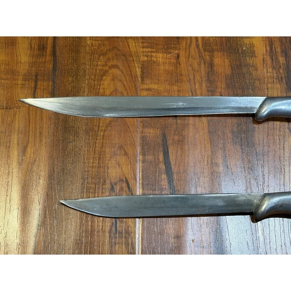 Vintage 1947 Gerber Legendary Blades Carving Knife Knives Set in Walnut Box